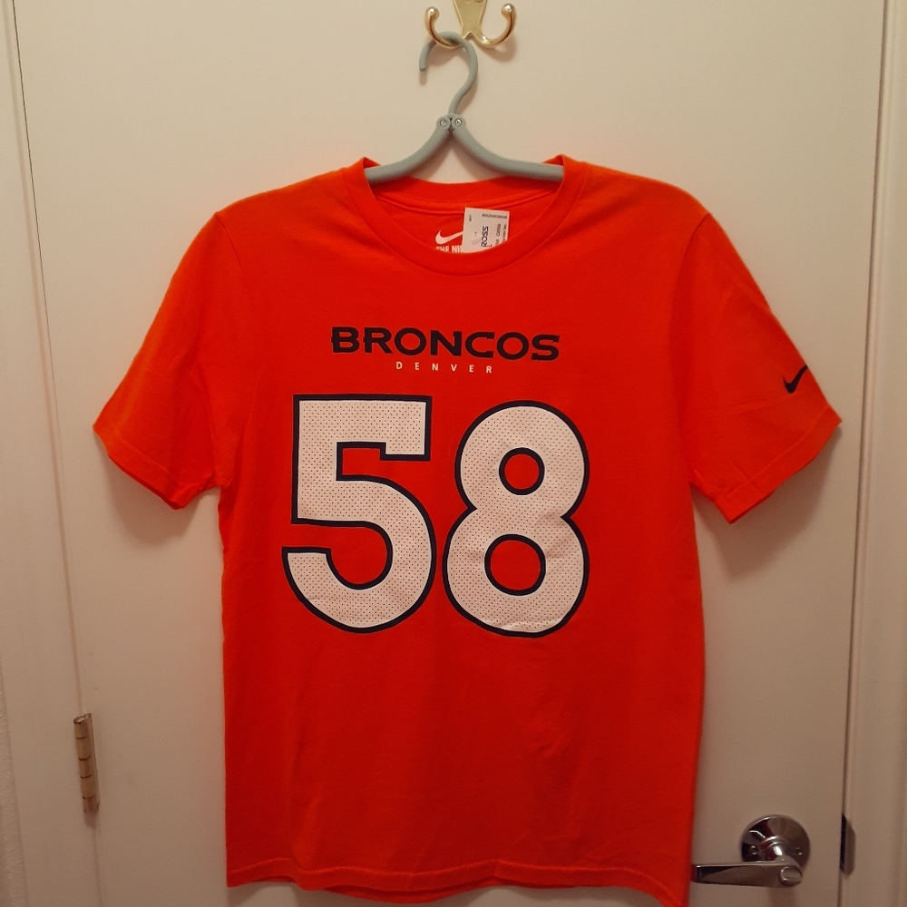 Bronco's Nike tshirt boys size Large #57 Miller